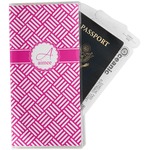 Square Weave Travel Document Holder