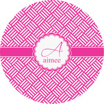 Square Weave Multipurpose Round Labels - 2" (Personalized)