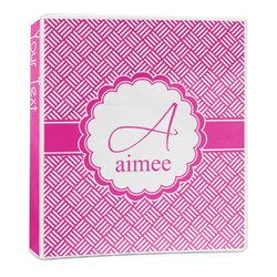 Square Weave 3-Ring Binder - 1 inch (Personalized)