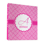 Square Weave 3 Ring Binder - Full Wrap - 1" (Personalized)