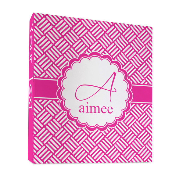 Custom Square Weave 3 Ring Binder - Full Wrap - 1" (Personalized)