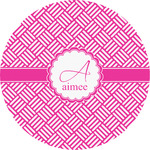 Square Weave Multipurpose Round Labels - 5" (Personalized)