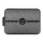 Square Weave Aluminum Baking Pan with Black Lid (Personalized)