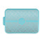 Square Weave Aluminum Baking Pan - Teal Lid - FRONT