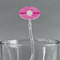 Square Weave Clear Plastic 7" Stir Stick - Oval - Main