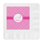 Square Weave Embossed Decorative Napkins (Personalized)