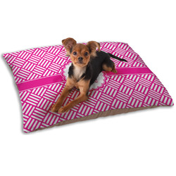 Square Weave Dog Bed - Small w/ Name and Initial