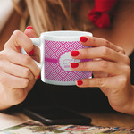 Square Weave Double Shot Espresso Cup - Single (Personalized)