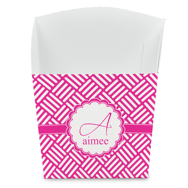 Custom Square Weave French Fry Favor Boxes (Personalized)