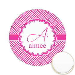 Square Weave Printed Cookie Topper - 2.15" (Personalized)