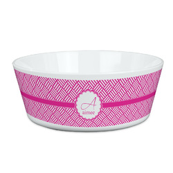 Square Weave Kid's Bowl (Personalized)