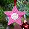 Square Weave Metal Star Ornament - Lifestyle