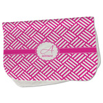 Square Weave Burp Cloth - Fleece w/ Name and Initial