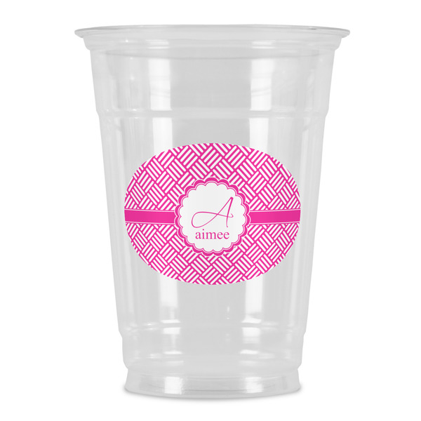 Custom Square Weave Party Cups - 16oz (Personalized)