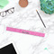 Square Weave Plastic Ruler - 12" - LIFESTYLE