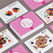 Square Weave Playing Cards - Front & Back View