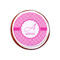 Square Weave Printed Icing Circle - XSmall - On Cookie