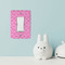 Square Weave Rocker Light Switch Covers - Single - IN CONTEXT