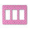 Square Weave Rocker Light Switch Covers - Triple - MAIN