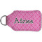 Square Weave Sanitizer Holder Keychain - Small (Back)