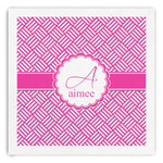 Square Weave Paper Dinner Napkins (Personalized)