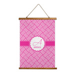 Square Weave Wall Hanging Tapestry - Tall (Personalized)