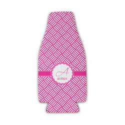 Square Weave Zipper Bottle Cooler (Personalized)