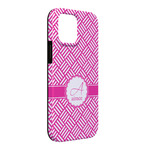 Square Weave iPhone Case - Rubber Lined - iPhone 13 Pro Max (Personalized)