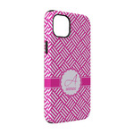 Square Weave iPhone Case - Rubber Lined - iPhone 14 Pro (Personalized)