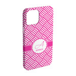 Square Weave iPhone Case - Plastic - iPhone 15 (Personalized)