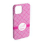 Square Weave iPhone Case - Plastic - iPhone 15 Pro (Personalized)