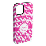 Square Weave iPhone Case - Rubber Lined - iPhone 15 Pro Max (Personalized)