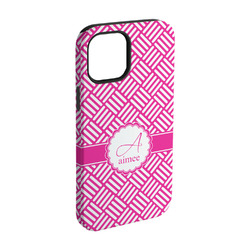 Square Weave iPhone Case - Rubber Lined - iPhone 15 (Personalized)