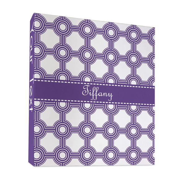 Custom Connected Circles 3 Ring Binder - Full Wrap - 1" (Personalized)