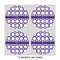 Connected Circles 4" Multipurpose Round Labels - Sheet