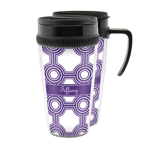 Custom Connected Circles Acrylic Travel Mug (Personalized)