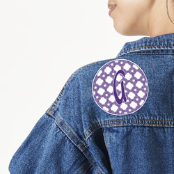 Connected Circles Twill Iron On Patch - Custom Shape - Large (Personalized)