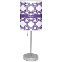 Connected Circles 7" Drum Lamp with Shade (Personalized)