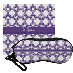 Connected Circles Eyeglass Case & Cloth (Personalized)