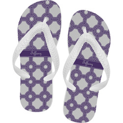 Connected Circles Flip Flops - Large (Personalized)