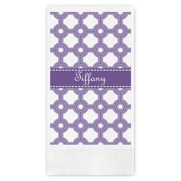 Custom Connected Circles Guest Paper Towels - Full Color (Personalized)