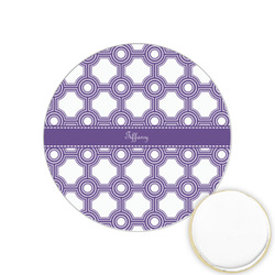 Connected Circles Printed Cookie Topper - 1.25" (Personalized)