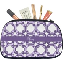 Connected Circles Makeup / Cosmetic Bag - Medium (Personalized)