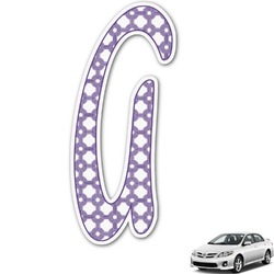 Connected Circles Monogram Car Decal (Personalized)
