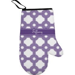 Connected Circles Right Oven Mitt (Personalized)