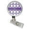 Connected Circles Retractable Badge Reel - Flat