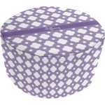 Connected Circles Round Pouf Ottoman (Personalized)