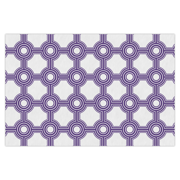 Custom Connected Circles X-Large Tissue Papers Sheets - Heavyweight