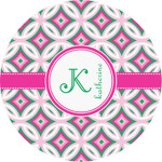 Linked Circles & Diamonds Multipurpose Round Labels - 1" (Personalized)