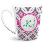 Linked Circles & Diamonds 12 Oz Latte Mug (Personalized)